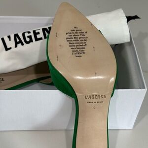 Elegant green sandals